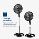 Ver imagem 3 de Ventilador de Coluna 40cm Turbo Mondial 140w Preto/prata Nvt-40c-8p-b - 127v