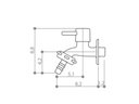 Ver imagem 4 de Torneira tanque metal Registro Cruzeta Cromada Civitt