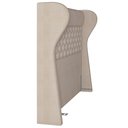 Ver mais imagens de Kit Cabeceira Cama Box Queen 160 Cm Madrid com Puff Recamier Santorini Linho Creme - Lyam Decor
