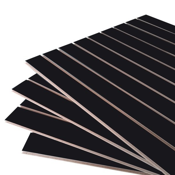 2 Paineis Canaletado Preto - 0,91 x 0,91 + 100 Gancho 15cm + Canaletas PRETAS