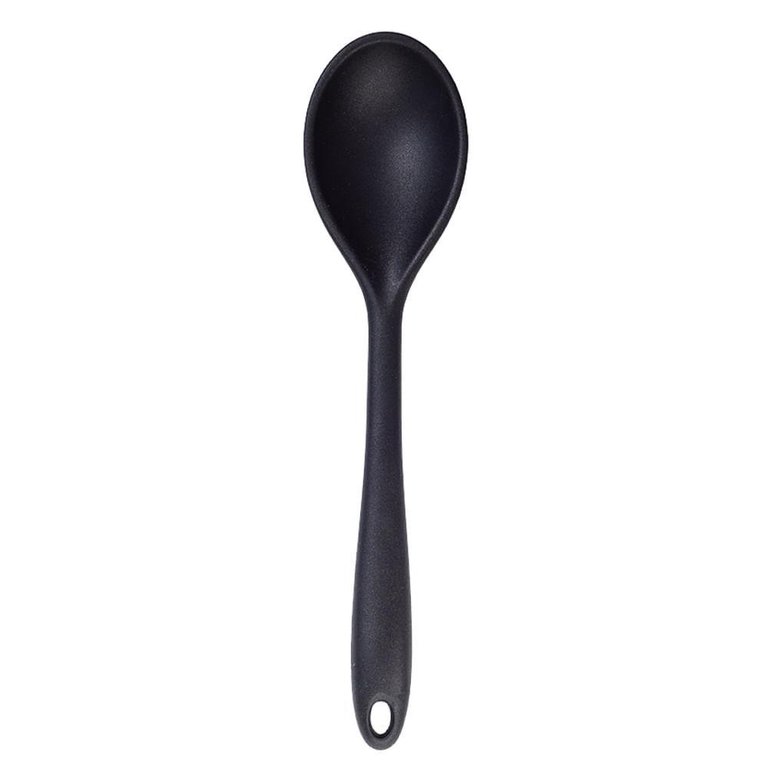Colher de Silicone Preta Oikos Colher de Silicone Preta Oikos