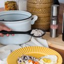 Ver imagem 2 de Colher de Silicone Preta Oikos