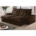 Ver imagem 1 de Sofá Retrátil e Reclinável Milão 250cm com Super Pillow de 30cm com Molas Pocket - Movenzo Estofados