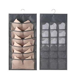 Cabide Organizador 20 Bolsos Divisorias Porta Sutia Closet Joias Guarda Roupa - 3