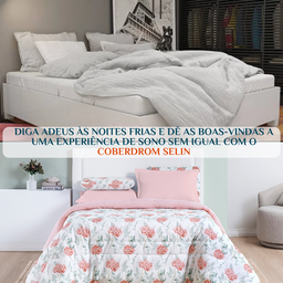 Jogo de Cama Casal King Size Selin 100% Algodao Quentinho:rose - 3