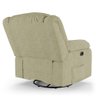 Poltrona do Papai Reclinável Melim Glider Giratória Usb Linho Fh1 - D'rossi Cor Bege - 2