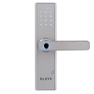 Fechadura Digital de Embutir Esf-de2000b + Instalação Prata Elsys