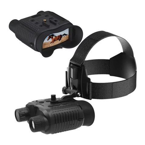 Binoculo Visao Noturna Infravermelho Foto Video Zoom Cartao Micro Sd Bateria Recarregavel Acampament