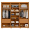 Guarda Roupa Casal 6 Portas 240cm Ouro Verde Cinamomo Sálvia Albatroz - 3