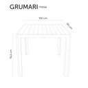 Ver imagem 3 de Mesa para Jardim Grumari 150x90cm