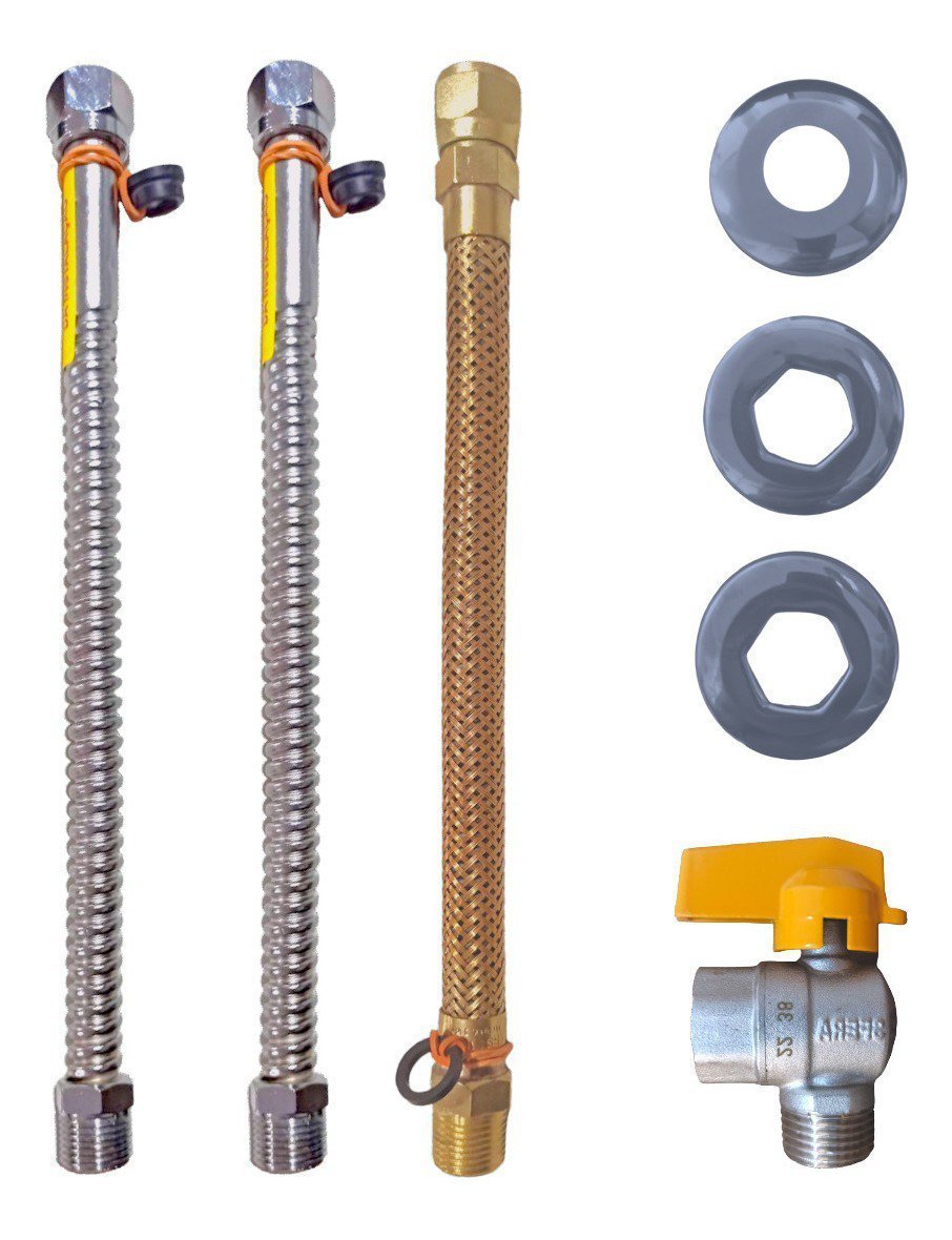 Aquecedor de Água A Gás Komeco 21D HOME 21 Litros com kit COMPLETO Gás:GLP - 3