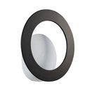 Ver imagem 2 de Arandela de Parede Led Kote Gr Redondo 3000k 12w Bivolt Ø30cm Metal e Alumínio Preto e Branco - Nord