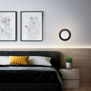 Ver imagem 1 de Arandela de Parede Led Kote Gr Redondo 3000k 12w Bivolt Ø30cm Metal e Alumínio Preto e Branco - Nord