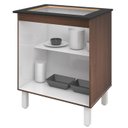 Ver imagem 6 de Balcao com Tampo 75 Cm para Cooktop 5 Bocas 9255 Savana Off White Mobbs