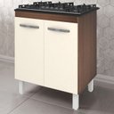 Ver imagem 2 de Balcao com Tampo 75 Cm para Cooktop 5 Bocas 9255 Savana Off White Mobbs