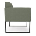 Ver imagem 4 de Poltrona Decorativa Industrial Preto Kit 2 Elisa Bouclê D03 Verde Pistache
