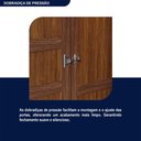 Ver imagem 6 de Guarda-Roupa Solteiro Acre 6 Portas 2 Gavetas com Espelho Ypê - Rodmoveis