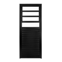 Ver imagem 1 de Porta Basculante Alumínio Preto (a) 210 X 80 (l) Linha 25 Cmc