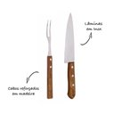 Ver imagem 2 de Kit Garfo e Faca para Churrasco - Simonaggio