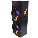 Ver imagem 3 de Caixa Som Amplificada Bluetooth 2900w Rms Woofer 15´´ Usb Led Bivolt + 2 Microfones Amvox Aca 2900