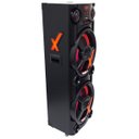 Ver imagem 2 de Caixa Som Amplificada Bluetooth 2900w Rms Woofer 15´´ Usb Led Bivolt + 2 Microfones Amvox Aca 2900