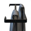 Ver imagem 4 de Porta Toalha de Banho Duplo Toalheiro Preto Fs.max