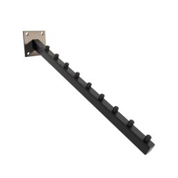 Pendurador Comac modelo fixo quadrado inclinado Preto - 1