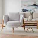 Ver imagem 6 de Poltrona Lume Bouclé Cinza - Sallar Home
