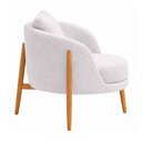 Ver imagem 3 de Poltrona Lume Bouclé Cinza - Sallar Home