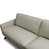 Sofá Decorativo Thalia 4 Lugares Sala de Estar 270cm Pés em Aço Couro Bege G88 - Gran Belo - 4