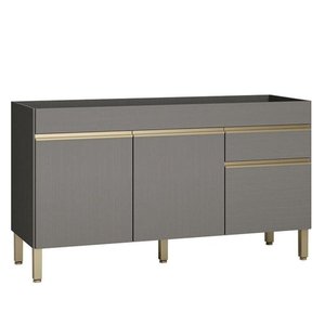 Balcão de Pia Line 150 Cm Gris - Kits Paraná