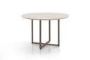 Ver imagem 4 de Jogo Mesa de Jantar com 4 Cadeiras Off White Tecido Boucle