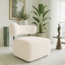 Ver imagem 2 de Poltrona Decorativa Orgânica Maya Bouclê - Pallazio