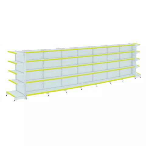 Gondola Centro 170 Fit Ate 7 Metros 2 Ponta Branco 80b Pe Amarelo