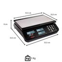 Ver imagem 2 de Balança Digital Comercial Balmak One Elco-15 Cap 15kg/5g com Bateria Display Lcd Pa1531