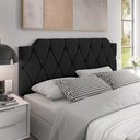 Ver imagem 5 de Cabeceira Kelly de Cama Box Queen 1,60:preto