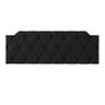 Cabeceira Kelly de Cama Box Queen 1,60:preto - 2