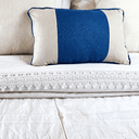 Ver imagem 2 de Capa de Almofada Retangular - 50x 30 Cm - em Linho e Veludo Almofadas Estilo