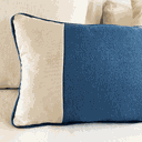 Ver imagem 4 de Capa de Almofada Retangular - 50x 30 Cm - em Linho e Veludo Almofadas Estilo