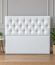 Ver imagem 3 de Cabeceira para Cama Box Casal em Corino Branco