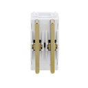 Ver imagem 2 de Módulo Interruptor Duplo Simples Gold NOVARA