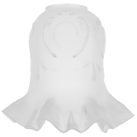 Tulipa Rei Gold Fosca P/ Pendente Lustre Arandela