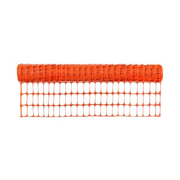 Tela Tapume Guarda Corpo Laranja 1,20mx50m Laranja Alma Textil