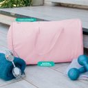 Ver imagem 4 de Bolsa Baú Térmica Multiuso Impermeável Grande 15 Litros Rosa