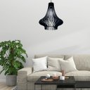 Ver imagem 2 de Luminária Teto tipo Pendente AQUILA MDF - Completa - Cor: Preta
