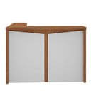 Ver imagem 3 de Balcão para Escritório para Atendimento/recepção Freijó/branco