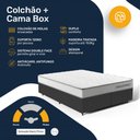 Ver imagem 6 de Cama Box Queen com Colchão de Molas Ensacadas Double Comfort 158x198x59cm