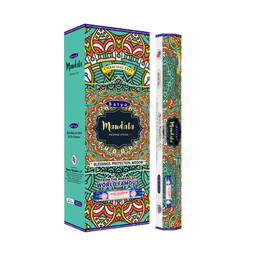 6 Caixas Incenso Satya Hexagonal 20 Varetas- Escolha o Aroma Fragrância: Mandala - 3
