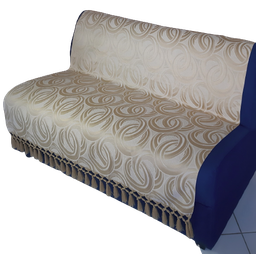 Capa manta sofá sala dourada argolas jacquard 1,40x1,80 - 2