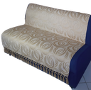 Ver imagem 2 de Capa manta sofá sala dourada argolas jacquard 1,40x1,80